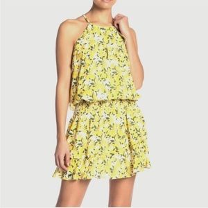 Parker lemon mini dress
